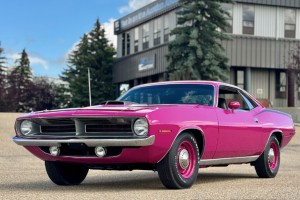 Automotive dreams come alive in Red Deer as EG Auctions’ 18th Fall Live Collector Car Auction showcases rare classics and unforgettable finds including the 970 Plymouth Cuda in FM3 Moulin Rouge